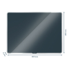 Leitz Cosy tableau en verre magnétique (60 x 40 cm) - gris velours 70420089 226441 - 3