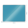 Leitz Cosy tableau en verre magnétique (80 x 60 cm) - bleu serein 70430061 226443 - 3