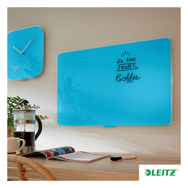 Leitz Cosy tableau en verre magnétique (80 x 60 cm) - bleu serein 70430061 226443 - 4