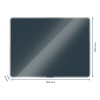 Leitz Cosy tableau en verre magnétique (80 x 60 cm) - gris velours 70430089 226444 - 3
