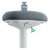 Leitz Ergo Active tabouret avec assise confortable et réglage pneumatique - gris clair 65440085 202757 - 3