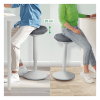 Leitz Ergo Active tabouret avec réglage pneumatique - gris clair 65450085 202761 - 8