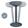 Leitz Ergo Active tabouret avec réglage pneumatique - gris foncé 65450089 202763 - 2