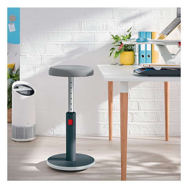 Leitz Ergo Cosy tabouret ergonomique assis/debout - gris 65180089 227600 - 4