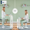 Leitz Ergo bureau assis-debout pliable compact 65 x 48 cm - blanc 213469 - 6