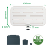 Leitz Ergo organiseur de bureau brochable 42 x 25 cm 65480000 202753 - 3