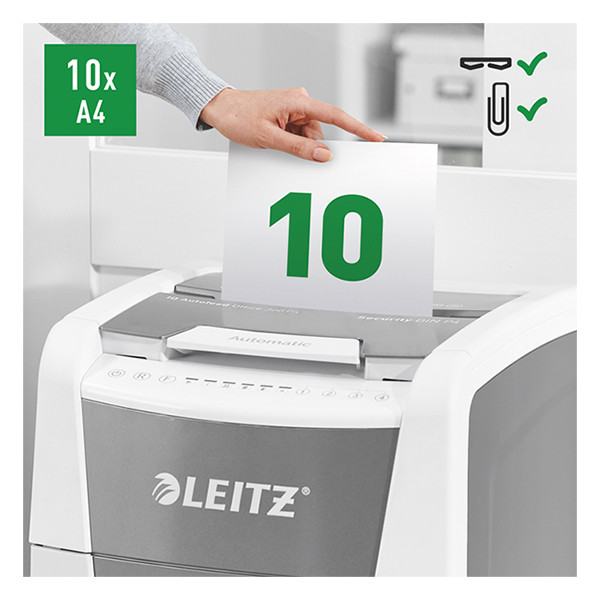 Leitz IQ Auto+ Office 300 déchiqueteuse petits copeaux 80150000 226508 - 2