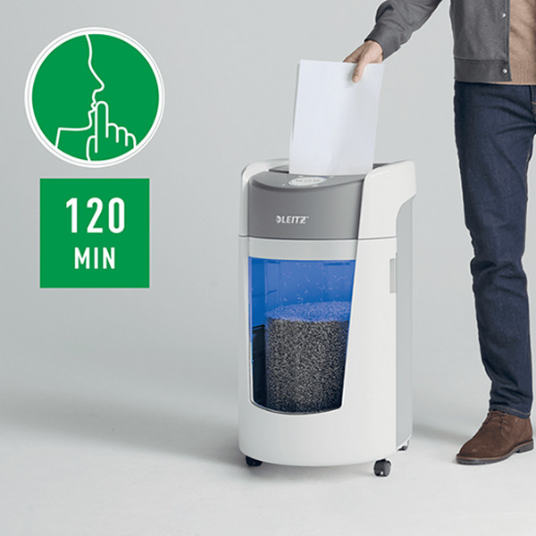 Leitz IQ OptiMax Office déchiqueteuse micro-copeaux 83600000 227640 - 4