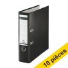 Offre : 10x Leitz 1010 classeur A4 plastique 80 mm - noir