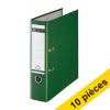 Offre : 10x Leitz 1010 classeur A4 plastique 80 mm - vert