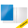 Offre : 10x Leitz 3001 WOW pochette de devis bleu métallisé 280031 - 1