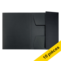 Offre : 10x Leitz Recycle chemise à 3 rabats - noir