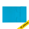 Offre : 10x Leitz Recycle chemise cartonnée à 3 rabats A4 - bleu 227578 - 1