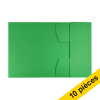 Offre : 10x Leitz Recycle chemise cartonnée à 3 rabats A4 - vert 227579 - 1