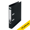Offre : 10x Leitz Recycle classeur A4 papier mâché 50 mm - noir 280020 - 1