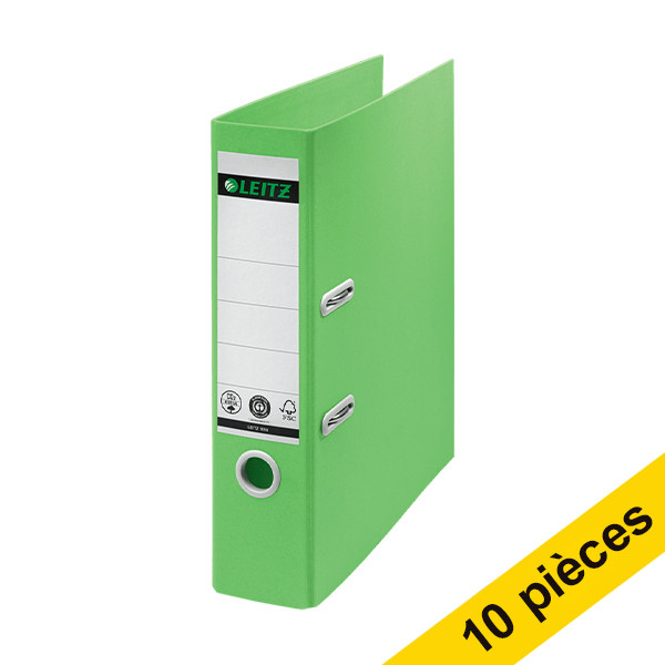 Offre : 10x Leitz Recycle classeur A4 papier mâché 80 mm - vert 227571 - 1