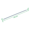 Leitz Precision guide-lame pour Office A4+ massicot à roulette (2 pièces) 90340000 226593 - 2