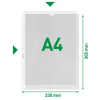 Leitz Premium pochette transparente A4 4 trous 130 microns (100 pièces) 211488 - 4