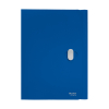 Leitz Recycle chemise à 3 rabats A4 en plastique avec fermeture - bleu 46220035 227562