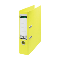 Leitz Recycle classeur A4 en papier mâché 80 mm - jaune 10180015 227544