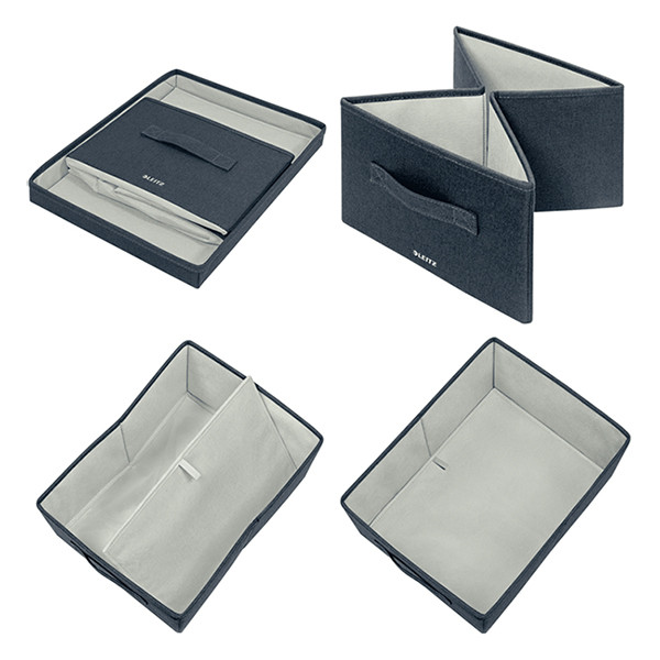 Leitz boîte de rangement en tissu format medium (2 pièces) - gris foncé 61440089 202503 - 4