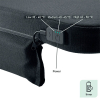 Leitz iComfi coussin de siège chauffant - gris foncé 401301 - 4