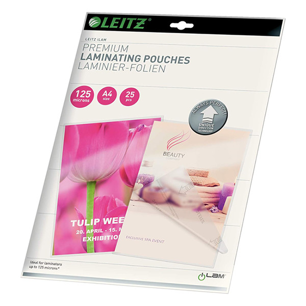 Leitz iLAM pochette de plastification A4 brillante 2x125 microns (25 pièces) 74820000 211090 - 1