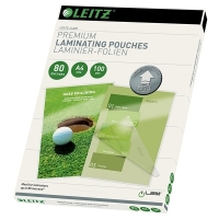 Leitz iLAM pochette de plastification A4 brillante 2x80 microns (100 pièces) 74780000 211086
