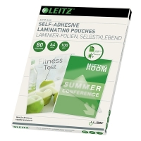Leitz iLAM pochette de plastification auto-adhésive A4 brillante 2x80 microns (100 pièces) 33872 211118