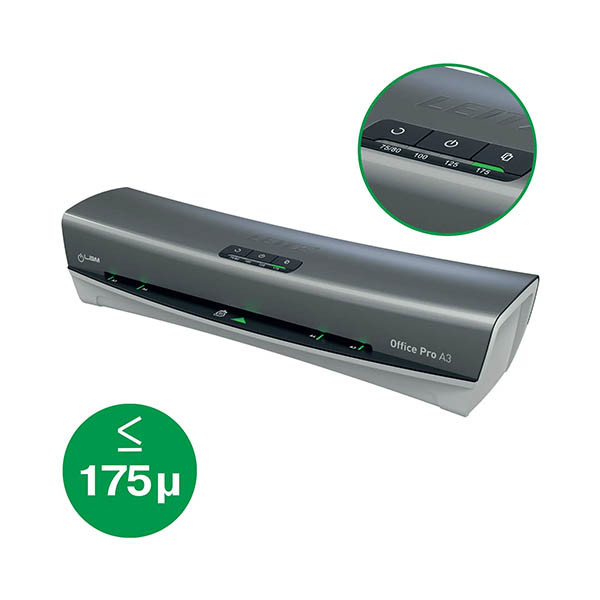 Leitz iLam A3 Office Pro plastifieuse - argent 226104 - 2
