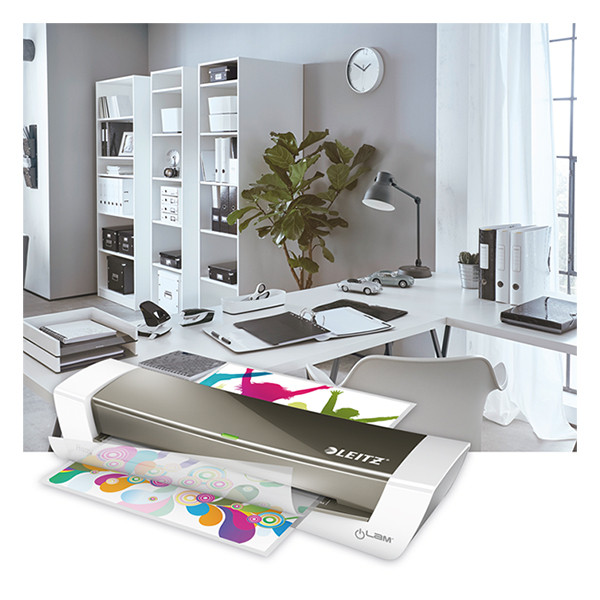 Leitz iLam A4 Home Office plastifieuse - gris 73680089 226024 - 5