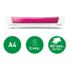 Leitz iLam A4 Home Office plastifieuse - rose 226021 - 2