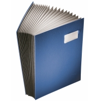 Leitz parapheur à 20 compartiments A4 (recouvert de PP) - bleu 57000035 202868