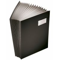 Leitz parapheur à 20 compartiments A4 (recouvert de PP) - noir 57000095 202870