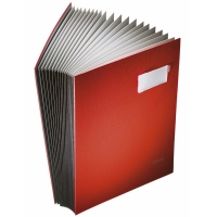 Leitz parapheur à 20 compartiments A4 (recouvert de PP) - rouge 57000025 202866