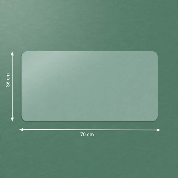 Leitz sous-main 36 x 70 cm - transparent mat 213458 - 2