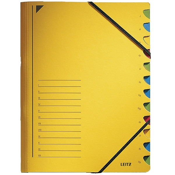 Leitz trieur (12 onglets) - jaune 39120015 202860 - 1