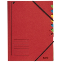 Leitz trieur (7 onglets) - rouge 39070025 202854