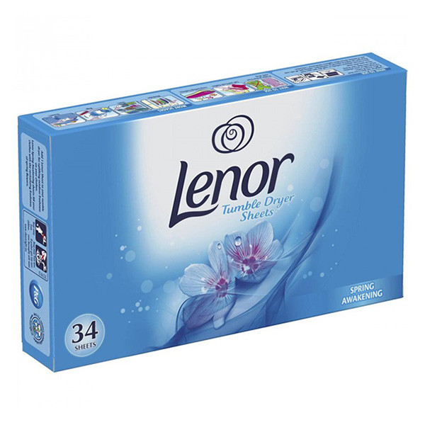 Lenor Fraîcheur d'Avril lingettes sèche-linge (34 lingettes)  SLE00247 - 1
