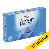 Offre : 12x Lenor Fraîcheur d'Avril lingettes sèche-linge (34 lingettes)