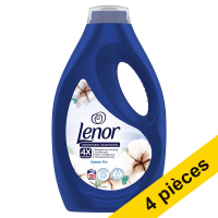 Offre : 4x Lenor Fraîcheur de Coton lessive liquide 900 ml (20 lavages)
