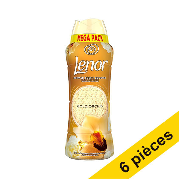 Offre : 6x Lenor Orchidée Dorée perles parfumées 495 grammes (41 lavages) SLE00507 - 1