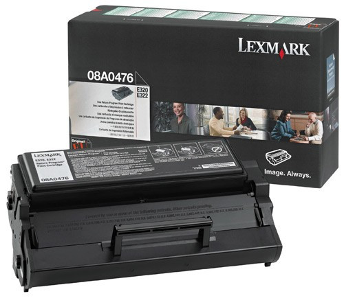 Lexmark 08A0476 toner (d'origine) - noir 08A0476 034084 - 1