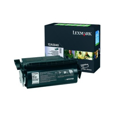 Lexmark 12A5840 toner (d'origine) - noir 12A5840 034197 - 1