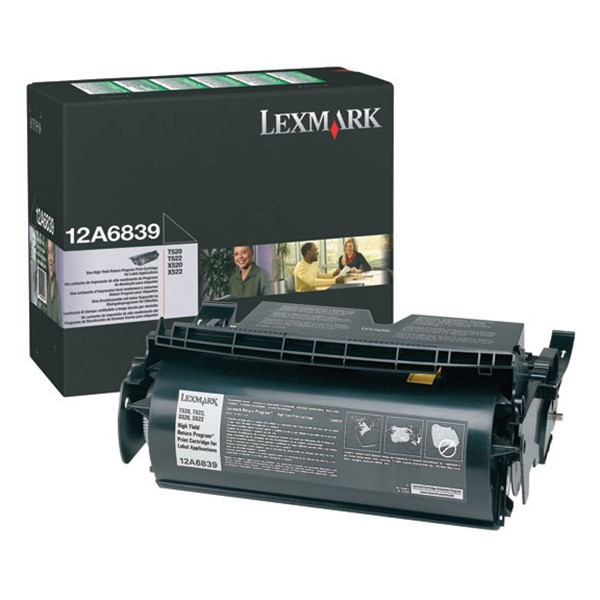 Lexmark 12A6839 toner pour étiquettes haute capacité (d'origine) 12A6839 037578 - 1
