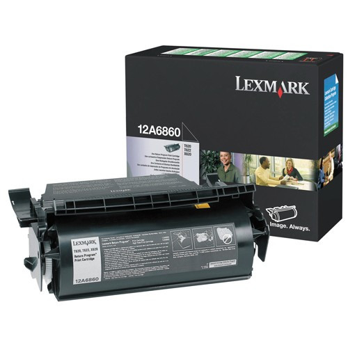 Lexmark 12A6860 toner (d'origine) - noir 12A6860 034230 - 1