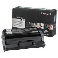 Lexmark 12A7405 toner haute capacité (d'origine) - noir 12A7405 034100