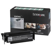 Lexmark 12A7415 toner haute capacité (d'origine) - noir 12A7415 034110