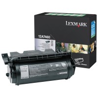 Lexmark 12A7460 toner (d'origine) - noir 12A7460 034120