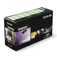 Lexmark 12A8420 toner (d'origine) - noir 12A8420 034255